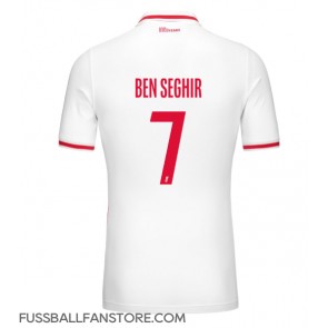 AS Monaco Eliesse Ben Seghir #7 Replik Heimtrikot 2024-25 Kurzarm